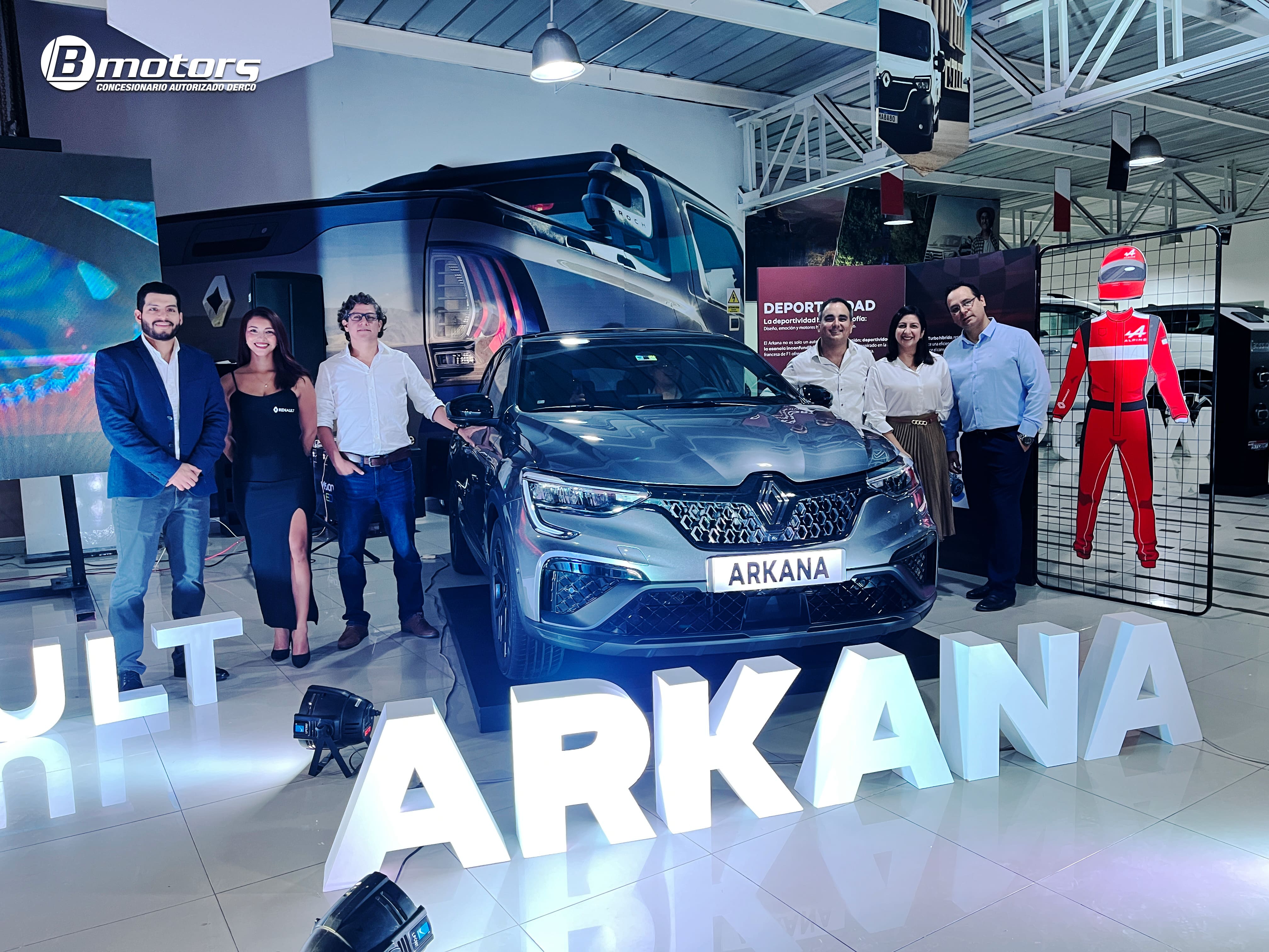 BMOTORS PRESENTA A ARKANA, EL ÚLTIMO LANZAMIENTO DE RENAULT, QUE FUSIONA INNOVACIÓN, TECNOLOGÍA Y DISEÑO